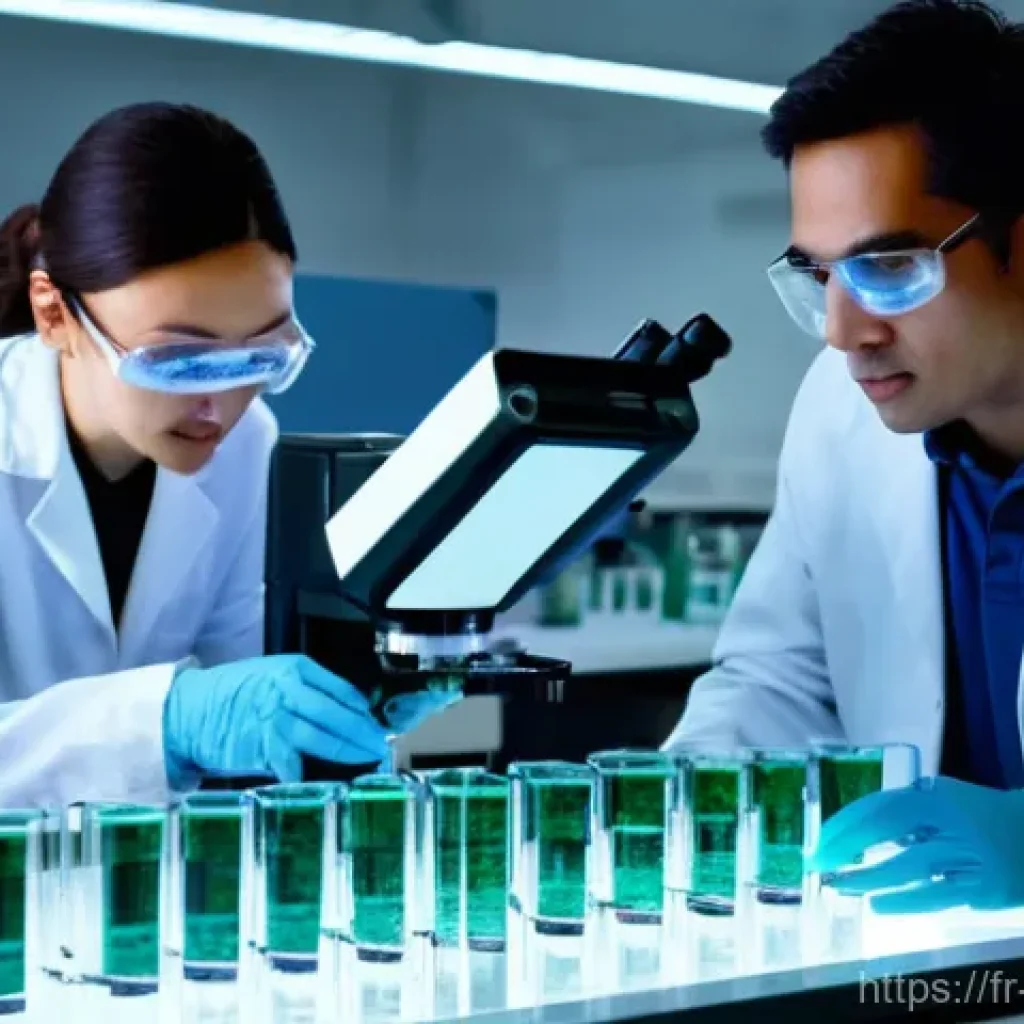 유기화학 - **Prompt: Breakthrough in Organic Medicine Development**
A diverse team of highly focused scien...
